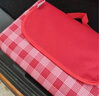蓓安适野餐垫户外加厚防潮垫耐磨牛津布大尺寸便携垫子 小红格子195*200 实拍图