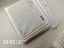 京东京造双头棉棒100支100%棉掏耳鼻化妆脱脂棉伤口护理棉签 实拍图