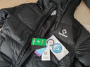 准者运动羽绒服男冬季长款户外保暖加厚鸭绒黑色运动休闲连帽情侣外套 纯正黑 【京仓发货】 S (165) 实拍图