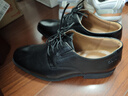 Clarks其乐泰顿系列男士德比鞋布洛克正装商务舒适皮鞋男 黑色 261103508 （加宽楦） 39.5 实拍图