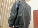 NUKM春秋季外套韩版潮流宽松皮衣男短款机车服青年学生飞行员皮衣夹克 002款黑色  常规 XL 建议130-150斤左右 现货秒发 实拍图