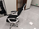 锦汐 电脑椅家用办公椅子靠背人体工学椅学习转椅老板座椅游戏电竞椅 【后躺+乳胶】白框黑网#焕新款 实拍图