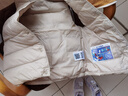 波司登（BOSIDENG）25新款轻薄羽绒服男女儿童5A抗菌90绒百搭休闲内搭短款经典马甲 灰燕麦7441囤货拍大 130 /64 约 115-130cm 26kg 实拍图