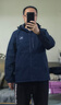 美津浓（MIZUNO）户外夹克男连帽梭织透气情侣锋衣加绒加厚加棉外套男上衣 实拍图