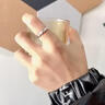 BJYLS999足银戒指男士纯银戒指环尾戒高级感小众设计男生日礼物送男友 貔貅S999戒指【真爱玫瑰礼盒】 实拍图