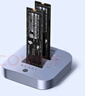 绿联M.2 NVMe硬盘盒底座 Type-C3.1适用笔记本台式电脑接口双盘位外置固态移动硬盘盒子对拷脱机拷贝机 实拍图