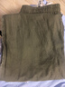 真维斯休闲裤男秋冬新款纯棉百搭运动直筒裤子男宽松阔腿加绒加厚长裤 2328军绿色 L 实拍图
