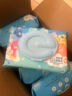 怡恩贝湿厕纸80片*5包洁厕湿巾湿纸巾宝宝儿童男女私处专用清洁可冲散 实拍图