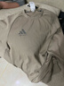 阿迪达斯卫衣男春季户外跑步运动套头衫防风保暖透气运动服 灰色/卡其 2XL 实拍图