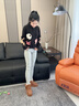 梦多福加热鞋冬季雪地靴女充电暖鞋可行走户外电热发热鞋智能暖脚宝防寒 实拍图