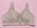 浪莎内衣女无钢圈聚拢大胸显小文胸聚拢收副乳防下垂送老婆蕾丝胸罩 豆沙紫 85C 【CD通杯】 实拍图