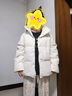 森马（Semir）森马羽绒服女短款立领撞色三防保暖通勤外套24冬新款109724113012 实拍图