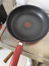 特福（Tefal）平底锅家用牛排不粘煎锅少油烟有钛煎饼锅电磁炉燃气灶通用28cm 实拍图
