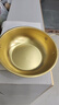【韩剧同款】加厚不锈钢干锅海鲜锅火锅金色平底浅锅双耳锅泡面锅 迷你款17cm【金色】双柄汤锅 实拍图