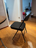 天坛天坛家具7469折叠椅 金属会议喷塑软椅办公餐椅 国货老牌经典系列 喷塑椅（黑色） 2把 实拍图