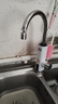 奥克斯（AUX）电热水龙头热水器加热水龙头快速热水变频恒温厨房下进水 【大屏数显】雪山白+漏保插头+万向喷头 实拍图