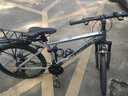 凤凰自行车成年人男女变速自行车青少年单车越野公路车学生山地自行车 铝架/蓝图变速/正新轮胎/条轮灰 24速24寸【适合145-170cm】 实拍图