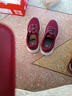 足力健老人鞋中老年轻便休闲散步鞋2431380J 女 酒红 36 实拍图