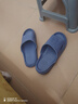 【踩屎感居家拖鞋】浴室男女拖鞋轻便防滑居家凉拖鞋鞋子男 深蓝色 40-41 实拍图