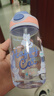 乐扣乐扣（LOCK&LOCK）手拎儿童吸管杯学生塑料水杯户外便携运动杯tritan材质 蓝色400ml 实拍图