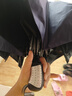 天堂 全自动晴雨伞三折 黑胶防晒遮阳伞一键开收易甩干两用伞 深藏青 实拍图