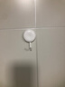 富居高档瓷白挂钩可旋转免打孔强力粘钩厨房浴室毛巾无痕挂衣钩4只 实拍图