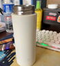 米家 保温杯 316不锈钢水杯 男女士杯子 大容量茶杯便携 350ml白色 实拍图