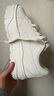 彪马（PUMA）【厚底鞋】复古增高小白鞋女子美拉德松糕鞋KARMEN397457 雪白色-雪白色-03 38 实拍图