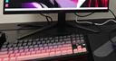 狼蛛（AULA）F87ProV2客制化无线机械键盘电竞游戏专用  蓝牙/2.4G/有线三模连接全键热插拔gasket结构办公键盘 F87ProV2超神版【流星轴】黑莓粉侧刻 实拍图