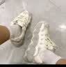斐乐（FILA） 可颂面包鞋运动鞋女休闲鞋老爹鞋厚底鞋子 黑-BK 35.5 实拍图