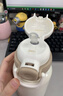 史努比（SNOOPY）儿童保温杯带杯套316不锈钢幼儿园直饮水壶男女学生双饮吸管水杯 实拍图
