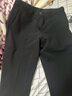 优衣库男装易打理快干弹力轻型长裤/休闲裤通勤仿毛料款470551 470551/09黑色 88 /175/88A 实拍图