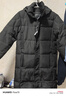 冬款中长款羽绒服男士大码冬季过膝加厚连帽情侣女款冬装外套 黑色 2XL 建议140到160斤 实拍图