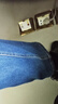 京东京造牛仔裤男秋季直筒裤子男士休闲长裤磨毛加绒加厚 深蓝 38码 实拍图