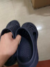 迪卡侬（DECATHLON）游泳男士凉鞋沙滩拖鞋洞洞鞋外穿NABD2028001深蓝色网格款43码 实拍图