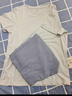 顶瓜瓜睡衣女纯棉春夏套头女可外穿短袖家居服套装 卷舒蓝撞蓝女 160 实拍图