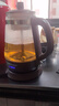 金灶（KAMJOVE） 围炉煮茶玻璃黑茶壶全自动煮茶器喷淋式煮茶壶电热水壶养生壶迷你家用蒸茶器烧水壶 棕色 实拍图
