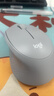 罗技（Logitech）M330无线鼠标 商务办公无线静音鼠标电池 右手人体工学鼠标Mac笔记本电脑家用鼠标中大手 舒适曲线 灰色 实拍图