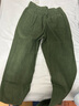 马登工装美式复古垂感灯芯绒长裤子男秋冬新款直筒修身显瘦男士休闲裤 松绿色 L 实拍图
