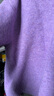 优衣库女装舒芙蕾针织短开衫/外套空调衫通勤25秋冬新款478339 73 青紫色 2XL /165/100B 实拍图