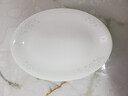 富玉景德镇陶瓷碗中式高档餐具纯素玲珑盘子家用菜盘散件送礼礼物 玉牡丹 鱼盘 实拍图