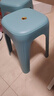 美丽雅凳子家用加厚塑料板凳可叠放高成人凳客厅餐桌梳妆台用 实拍图