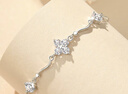 礼意久久施华洛世奇锆四叶草银手链女款生日礼物女生圣诞节礼物送女友闺蜜 实拍图
