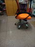 百魅办公椅电脑椅子靠背家用学习椅 会议椅久坐老板椅家居培训椅 黑框橙色 实拍图