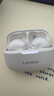 联想（lenovo）真无线蓝牙耳机 半入耳式耳机 音乐运动游戏耳机蓝牙5.4 适用苹果华为小米手机 EA110樱花白 实拍图