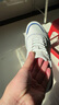 零度Zero运动鞋男新款头层牛皮休闲男鞋时尚舒适低帮缓震回弹慢跑鞋男 白蓝 38 拍比运动鞋小一码 实拍图