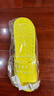 品爱质舒凉拖鞋EVA拖鞋防滑室内居家软底花瓣一字拖澡堂浴室棉拖鞋 【D11款】光面-黄 38-39 实拍图
