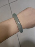 天然岫玉手镯女冰种晴水色绿色媲美和田玉岫岩真玉镯子 高冰晴水色 圈口55-56MM 附带珠 实拍图