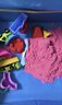 太空沙（SPACE SAND）无毒4斤沙子套装儿童玩沙玩具彩沙粉色梦幻沙滩生日礼物 实拍图