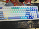 狼蛛（AULA）  F99Pro客制化机械键盘gasket结构全键热插拔有线蓝牙无线三模连接办公键盘电竞游戏专用 F99 星落凝云-TTC新月轴 实拍图